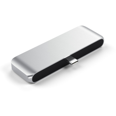 USB-концентратор Satechi Aluminum Type-C Mobile Pro Hub Silver ST-TCMPHS