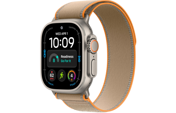 Часы Apple Watch Ultra 4 (2026) 49mm Natural Titanium Case with Sand Trail Loop - Medium (GPS + Cellular)