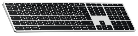 Клавиатура Satechi Slim X3 Bluetooth Backlit Keyboard с русской раскладкой Silver