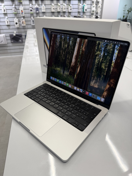 Apple MacBook Pro 14" (2021) M1 Max (10C CPU, 32C GPU) / 32ГБ / 1ТБ SSD Silver Б/У