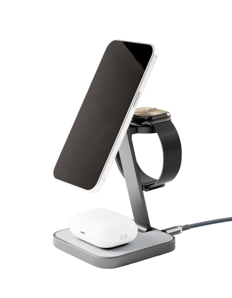 Беспроводное зарядное устройство VLP Unity Power 3in1 Gray Space