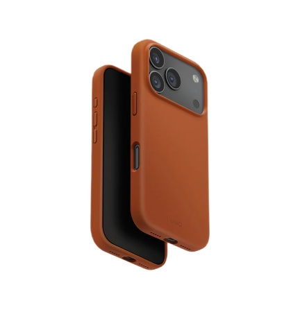 Защитный чехол UNIQ LINO (MagSafe) для iPhone 17 Pro Sunset Orange