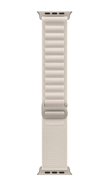 Часы Apple Watch Ultra 49mm Titanium Case with Starlight Alpine Loop Band - Medium (GPS + Cellular)