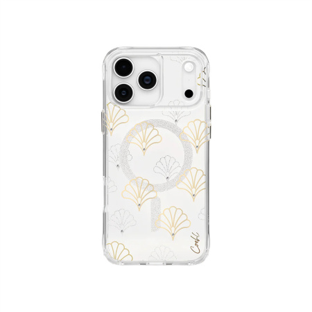 Защитный чехол UNIQ COEHL IML MAREE (MagSafe) для iPhone 17 Pro Max Sparkling Silver