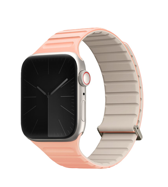 Ремешок Uniq для Apple Watch 38-41 mm Revix EVO Reversible Magnetic Caspian Crepe Pink / Ivory