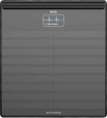 Весы с анализом состава массы тела и измерением пульса Withings Body Scan Black