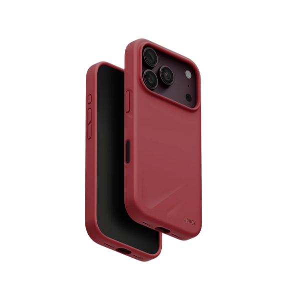 Защитный чехол Uniq LINO (MagSafe) для iPhone 18 Pro/17 Pro Cranberry Red