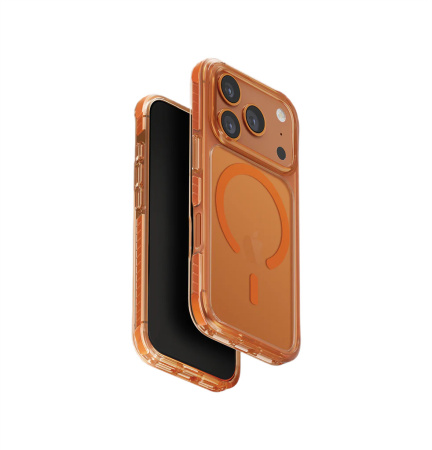 Защитный чехол UNIQ Combat (MagSafe) для iPhone 17 Pro Volt Orange
