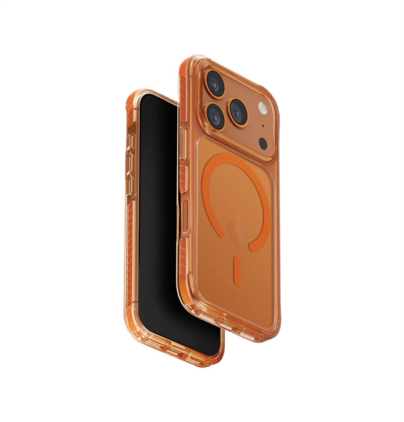 Защитный чехол UNIQ Combat (MagSafe) для iPhone 17 Pro Volt Orange