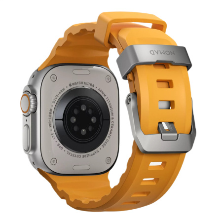 Ремешок Nomad Rocky Point Band для Apple Watch 49/45/44/42mm Sol / Natural Hardware