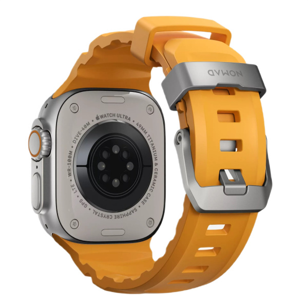 Ремешок Nomad Rocky Point Band для Apple Watch 49/45/44/42mm Sol / Natural Hardware