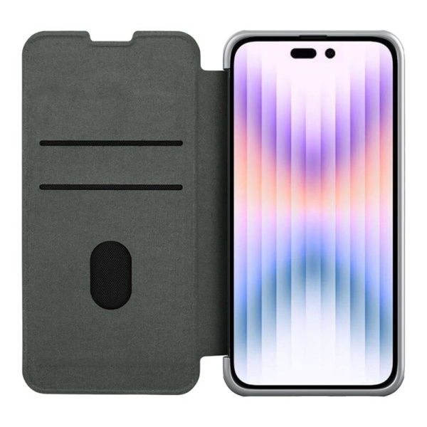 Чехол-книжка Nillkin QIN Pro (Cloth) для iPhone 14 Pro Classical Grey