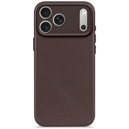 Защитный чехол Decoded Leather MagSafe Case для iPhone 17 Pro Chocolate Brown