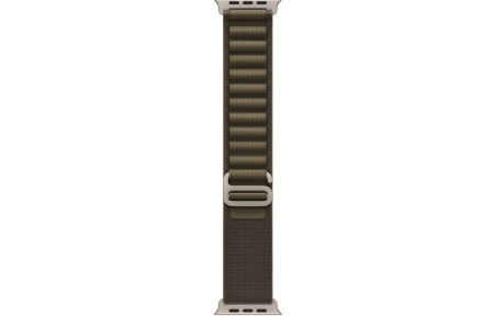 Часы Apple Watch Ultra 4 (2026) 49mm Natural Titanium Case with Dark Olive Alpine Loop - Medium (GPS + Cellular)
