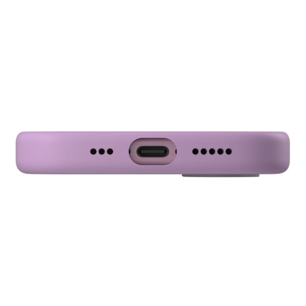 Защитный чехол Uniq Lino MagSafe для iPhone 16 Grape Pink