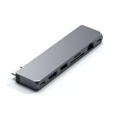 Адаптер Satechi Pro Hub Max Dual USB-C Space Gray Адаптер Satechi Pro Hub Max Dual USB-C Space Gray