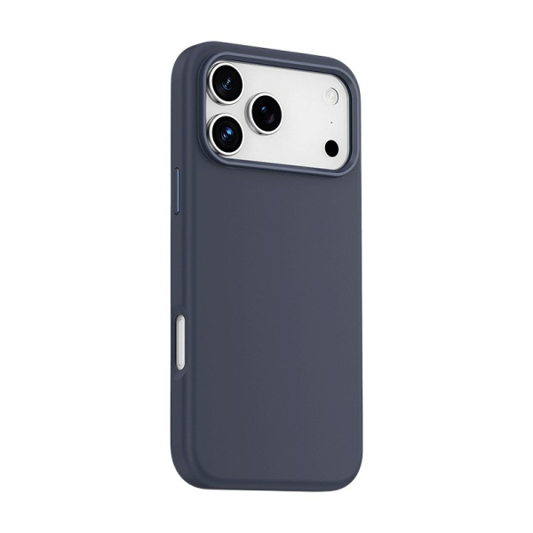 Защитный чехол Keephone Rosana Silicone case (Magsafe) для iPhone 18 Pro/17 Pro Blue