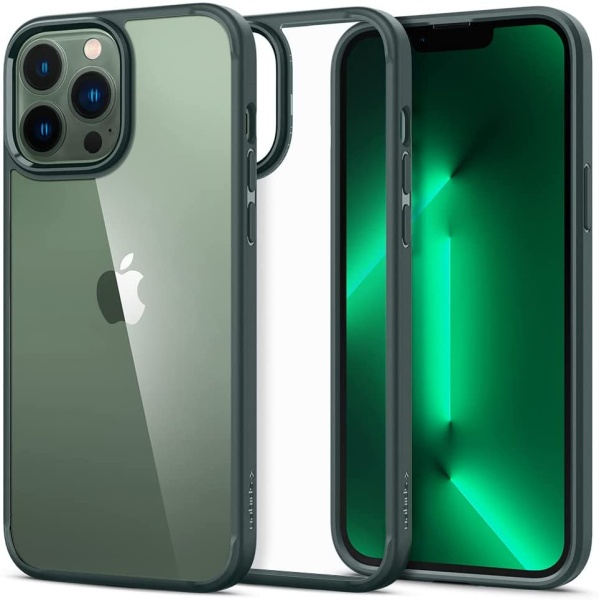 Защитный чехол Spigen Ultra Hybrid для iPhone 13 Pro Midnight Green