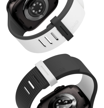Ремешок Uniq для Apple Watch 44/45/46/49mm Revix IV Reversible Magnetic Mist Grey / Black