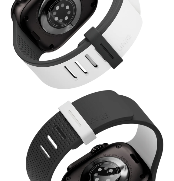 Ремешок Uniq для Apple Watch 44/45/46/49mm Revix IV Reversible Magnetic Mist Grey / Black
