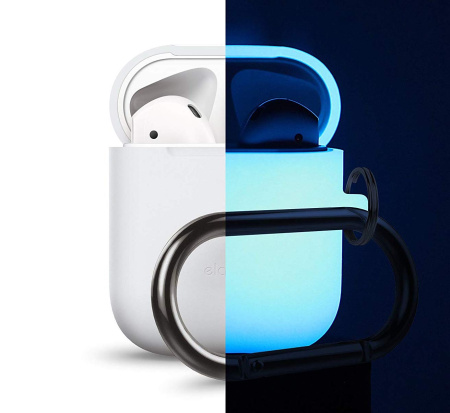 Чехол Elago для AirPods Hang Case Nightglow Blue