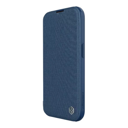 Чехол Nillkin для iPhone 15 Pro Max QIN Pro (Cloth) Booktype Elite Blue