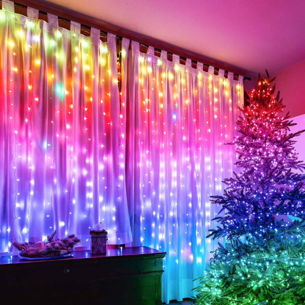 Гирлянда штора Twinkly Curtain (Multicolor + White edition), 210 диодов, RGB+W + BT + Wi-Fi