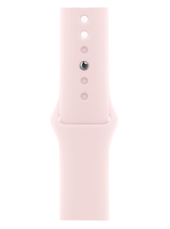 Часы Apple Watch Series 9 41mm Pink Aluminum Case with Light Pink Sport Band (GPS) (размер M/L)
