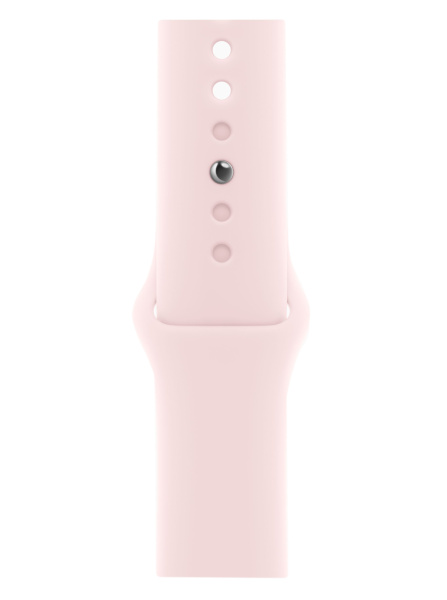 Часы Apple Watch Series 9 45mm Pink Aluminum Case with Light Pink Sport Band (GPS) (размер S/M)