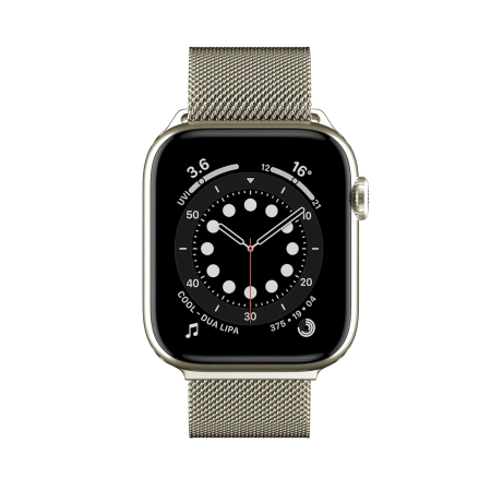 Ремешок Switcheasy Mesh Stainless Steel Apple Watch Loop для Apple Watch 42/44/45/49mm Starlight