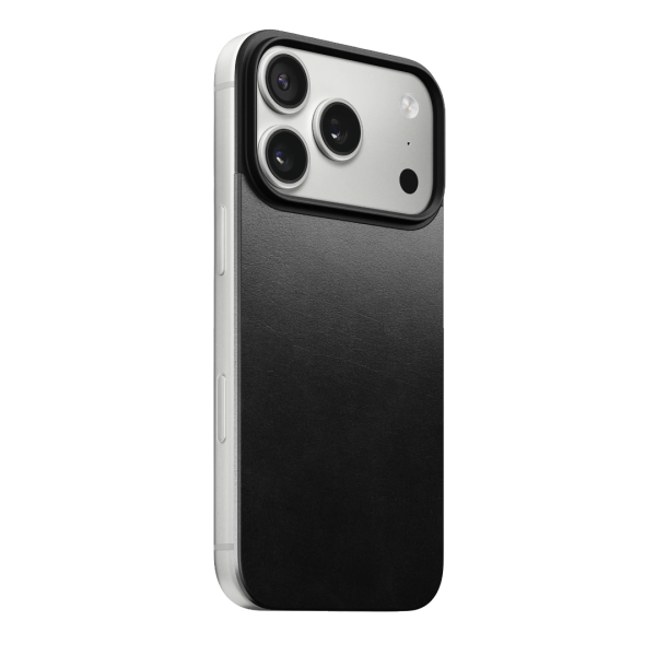Кожаная задняя панель Nomad Magnetic Leather (Horween) Magsafe для iPhone 17 Pro Black