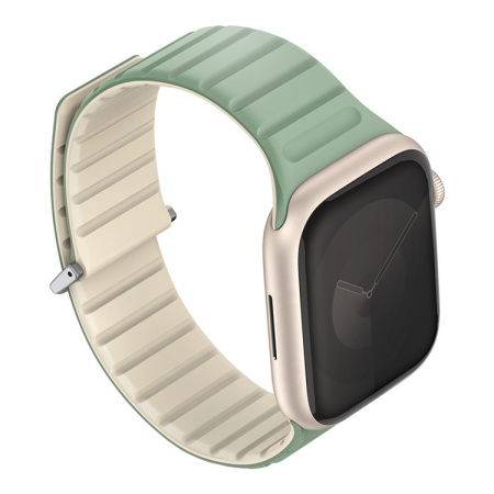 Ремешок Uniq для Apple Watch 38-41 mm Revix EVO Reversible Magnetic Soft Mint / Beige