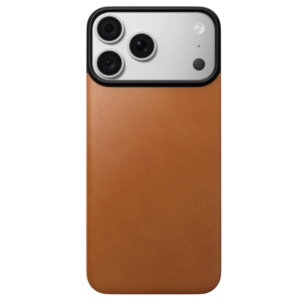 Защитный чехол Nomad Magnetic Leather Back MagSafe (Horween) для iPhone 18 Pro Max/17 Pro Max Saddle