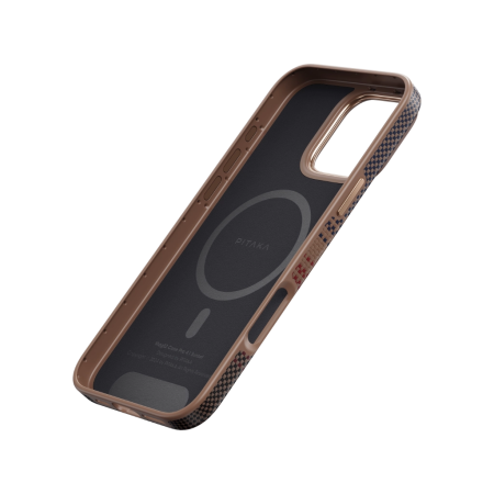 Противоударный чехол Pitaka Military-Grade Protective Case для iPhone 16 Pro Sunset