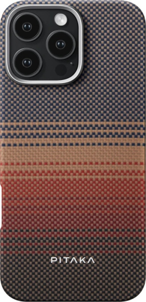 Чехол Pitaka Tactile Woven Case для iPhone 16 Pro Max Sunset