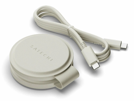 Беспроводное зарядное устройство Satechi OntheGo 2 в 1 Charger Песочный
