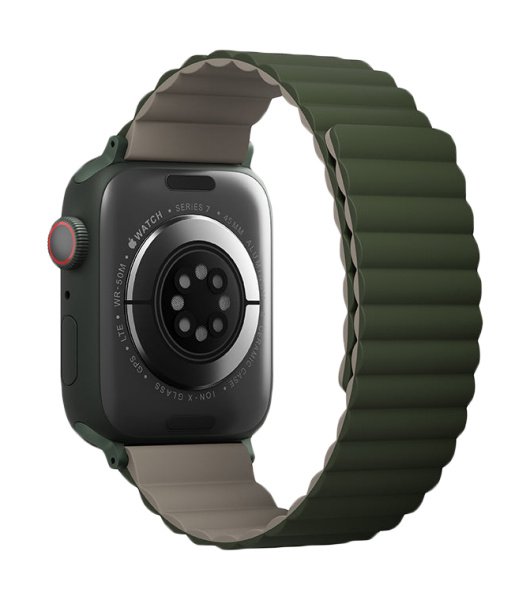 Ремешок Uniq для Apple Watch 38-41 mm Revix Reversible Magnetic Green/Taupe