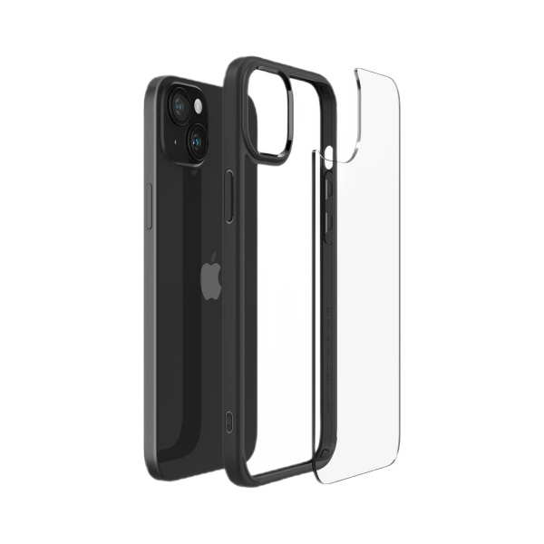 Защитный чехол Spigen Ultra Hybrid для iPhone 15 Matte Black