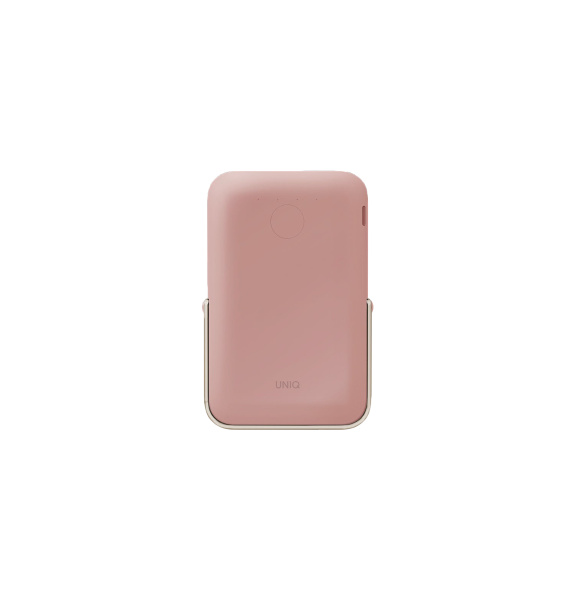 Внешний аккумулятор Uniq HOVEO 5000mAh Magnetic Wireless 15W USB-C PD 20W Pink