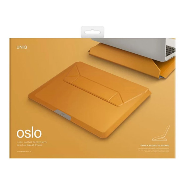 Защитный чехол Uniq Oslo V.2 для MacBook Pro 14" Mustard