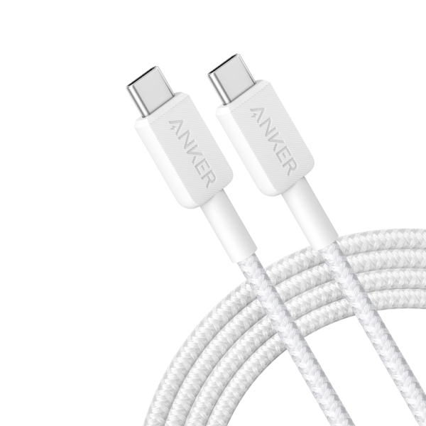 Кабель Anker 322 USB-C to USB-C 3m White