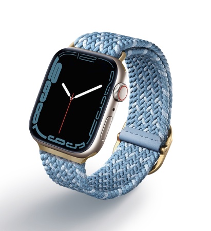 Ремешок Uniq для Apple Watch 38-41 mm ASPEN Design Strap Braided Cerulean Blue