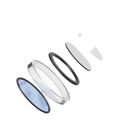 Стекло Uniq для iPhone 18 Pro/18 Pro Max OPTIX Camera Lens ClearShield Crystal Clear