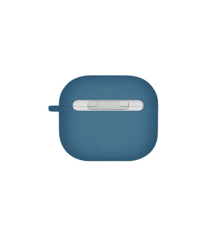 Чехол Uniq NEXO Liquid Silicone с карабином и держателем для Airpods 4 Pacific Blue Чехол Uniq NEXO Liquid Silicone с карабином и держателем для Airpods 4 Pacific Blue