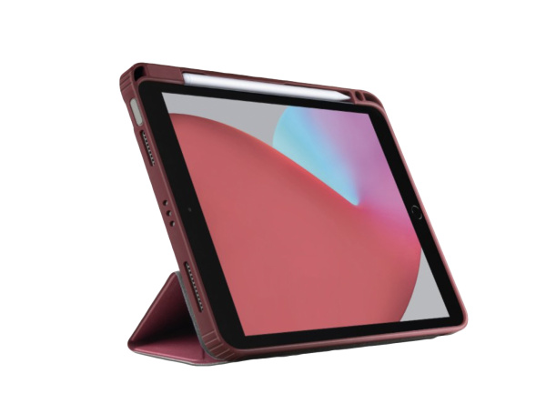 Чехол Uniq для iPad 10.2 (2019 / 2020) MOVEN с держателем для стилуса Maroon Red