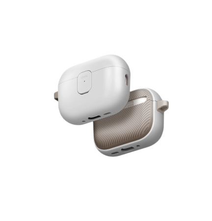 Защитный чехол Uniq для Airpods Pro 3 CLYDE Lock case Mist Grey/Khaki