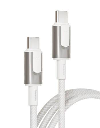 Кабель VLP Force Line 100W USB-C to USB-C 1.2m White