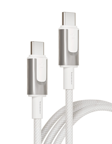 Кабель VLP Force Line 100W USB-C to USB-C 1.2m White