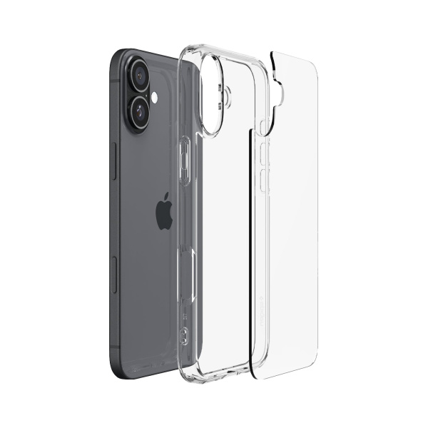 Защитный чехол Spigen Ultra Hybrid для iPhone 16 Crystal Clear