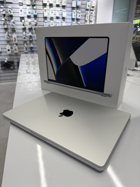 Apple MacBook Pro 14" (2021) M1 Max (10C CPU, 32C GPU) / 32ГБ / 1ТБ SSD Silver Б/У